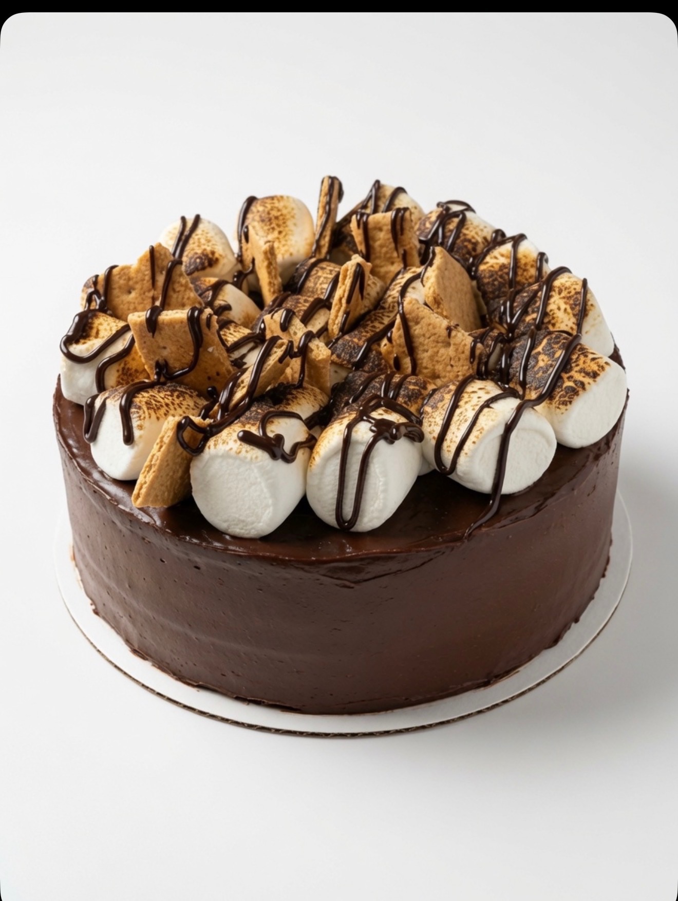 S'mores-inspired chocolate cheesecake